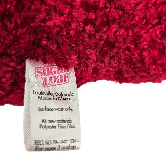 Sugar Loaf Santa Clause Stuffed Animal Plush Christmas Holiday Decor Toy Fuzzy - Picture 8 of 9